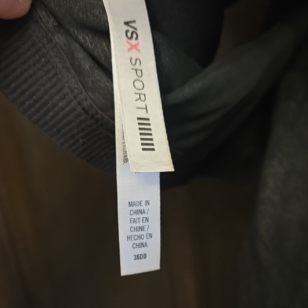 VSX Heathered Black Sports Bra - Picture 4 of 4